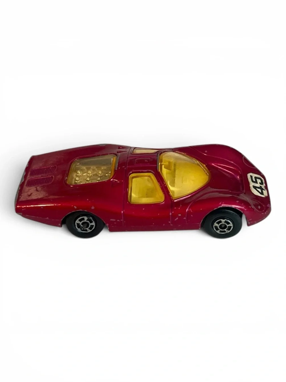 Vintage Matchbox Lesney No.45 Ford Group 6 Rare Red Diecast Race Car